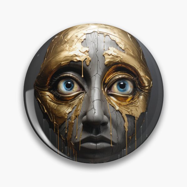 Item preview, Teary eyed sculpture with gold touch designed and sold by whitelotus1339.