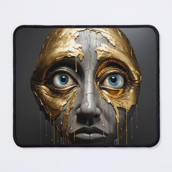 Item preview, Teary eyed sculpture with gold touch designed and sold by whitelotus1339.