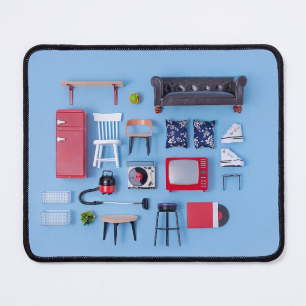 Item preview, Dollhouse inventory / blue designed and sold by pepinodemarst.