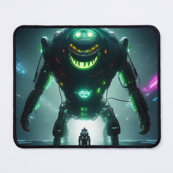 Item preview, Cybernetic giant monster and cosmonaut designed and sold by JaroDesign2023.