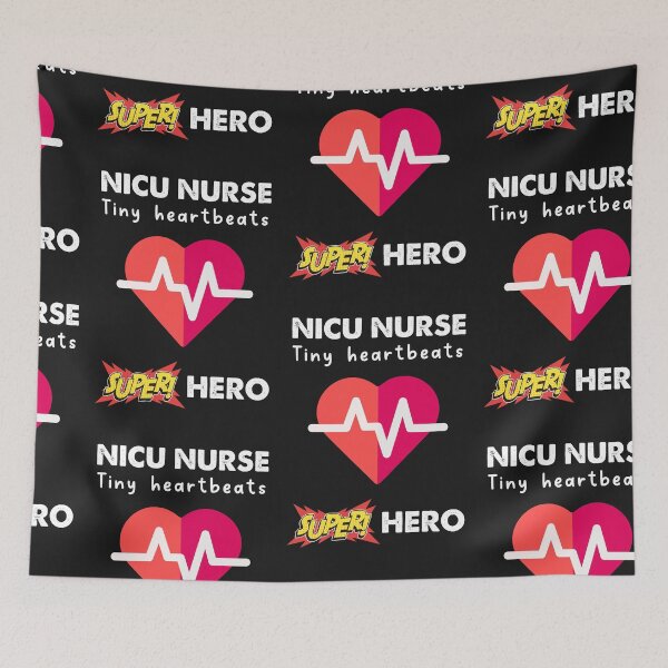 Item preview, NICU Nurse Where Little Things Matter, Neonatal Nurse, Nurse Superhero designed and sold by SportyDogShop.