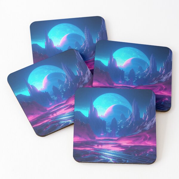 Item preview, Vaporwave Planet designed and sold by Deepestblue.