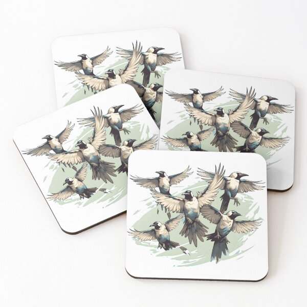 Item preview, Flying Butcherbirds designed and sold by GediaPrints.