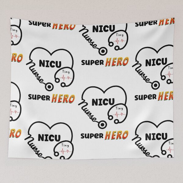 Item preview, NICU Nurse Where Little Things Matter, Neonatal Nurse, Nurse Superhero designed and sold by SportyDogShop.