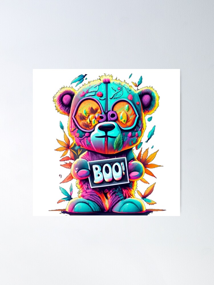 Kaws Like Stoner 420 Hippies Colorful Funny  Poster for Sale by