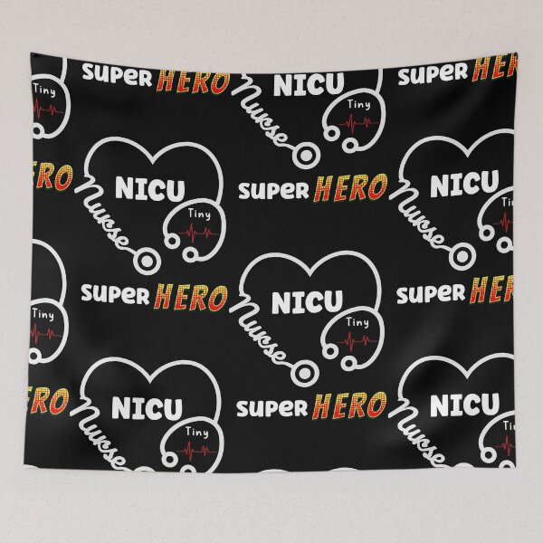 Item preview, NICU Nurse Where Little Things Matter, Neonatal Nurse, Nurse Superhero designed and sold by SportyDogShop.