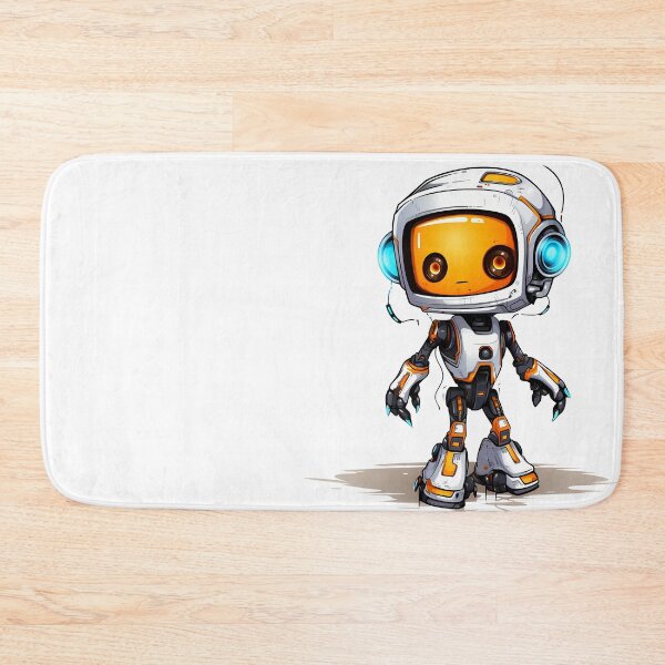 Item preview, Cyberpunk Robot – Cute Retro Futurist Companion designed and sold by SchorlCraft.