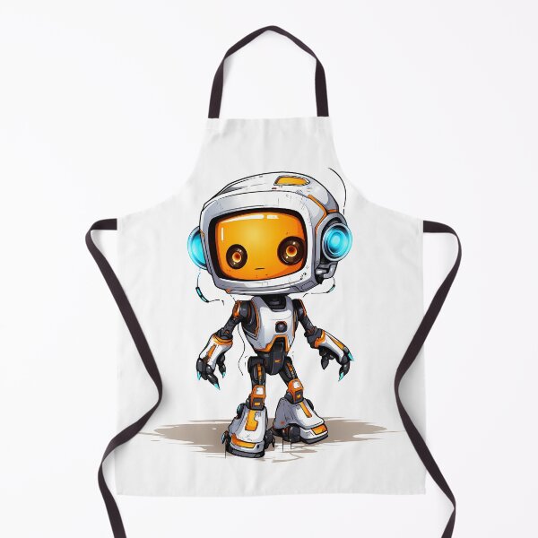 Item preview, Cyberpunk Robot – Cute Retro Futurist Companion designed and sold by SchorlCraft.