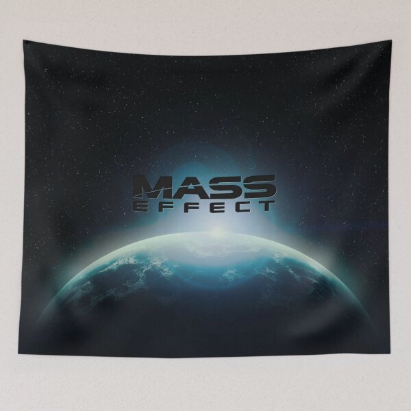 Item preview, Mass Effect N7 Planet Space Stars Science Fiction designed and sold by UnnecessaryLuck.