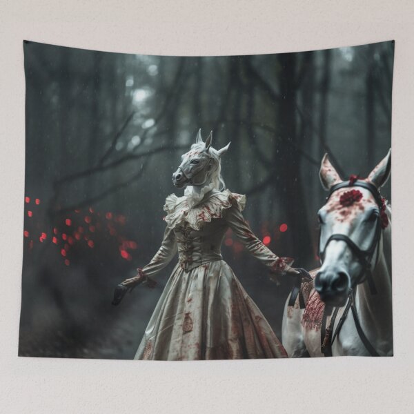 Item preview, Horse Ballerina with Friend designed and sold by Gritz - Photographer, AI Artist.