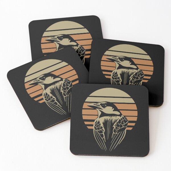 Item preview, Butcherbird Sunset Retro Style designed and sold by MikeKart.