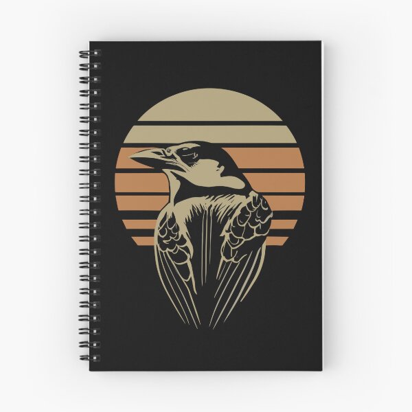 Item preview, Butcherbird Sunset Retro Style designed and sold by MikeKart.