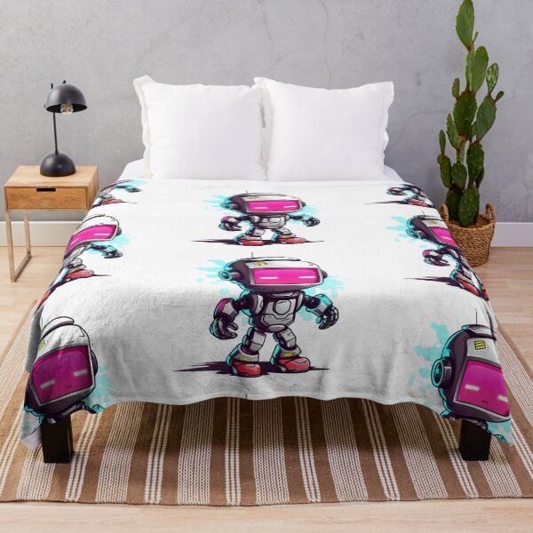 Item preview, Cyberpunk Robot – Cute Retro Futurist Companion designed and sold by SchorlCraft.