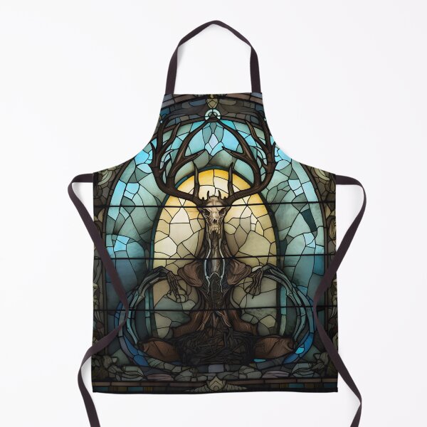Item preview, HALLOWEEN  Wendigo in Stained Glass designed and sold by RedHandedOD.
