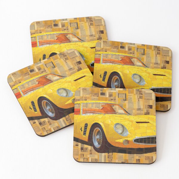 Item preview, Yellow Sports Car Collage  designed and sold by CaseLargo.