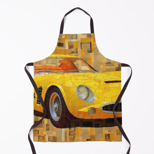 Item preview, Yellow Sports Car Collage designed and sold by CaseLargo.