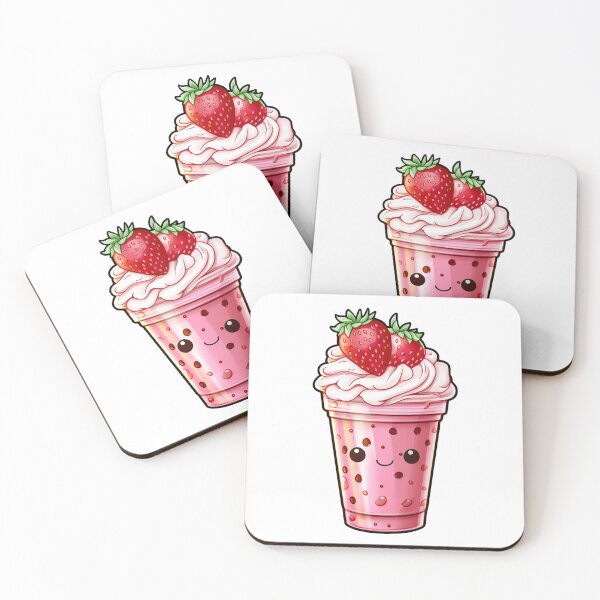 Item preview, Cute Strawberry Frappuccino designed and sold by Qoupy.