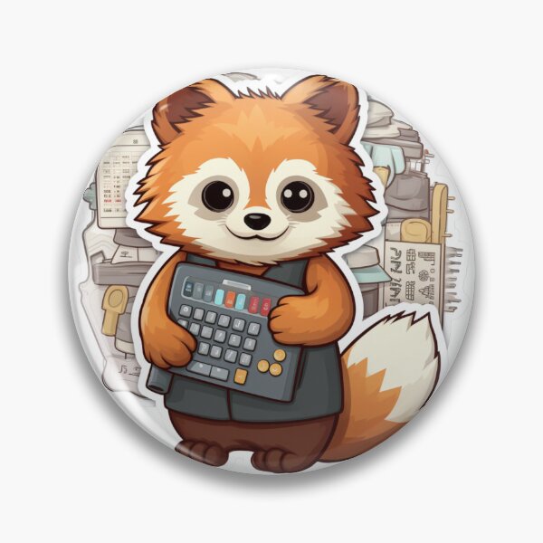 Item preview, Panda School Red Panda Scientist Red Panda Mathematic designed and sold by ArtFromBeyond.