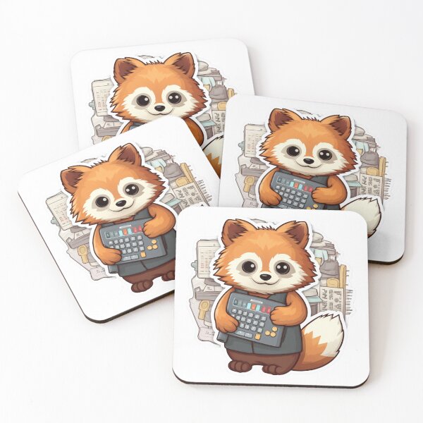 Item preview, Panda School Red Panda Scientist Red Panda Mathematic designed and sold by ArtFromBeyond.
