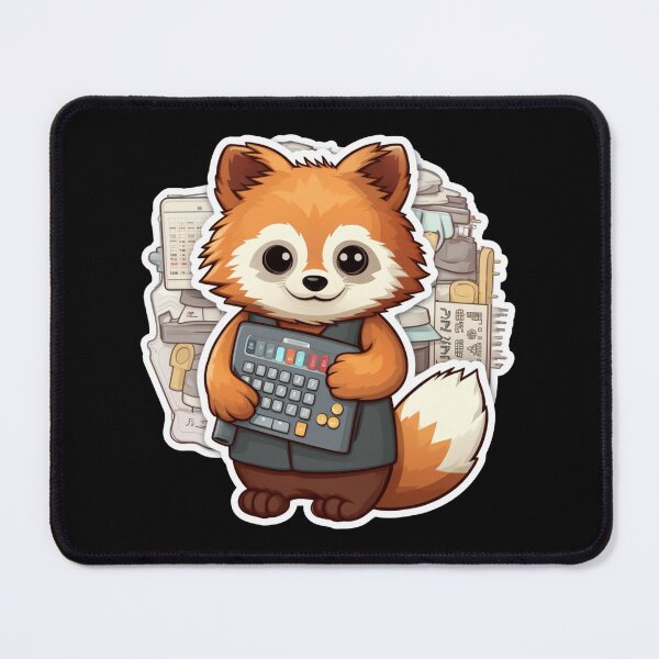 Item preview, Panda School Red Panda Scientist Red Panda Mathematic designed and sold by ArtFromBeyond.