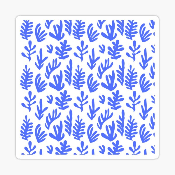 Item preview, Cutouts in Matisse Blue designed and sold by Joyful-Pantry.