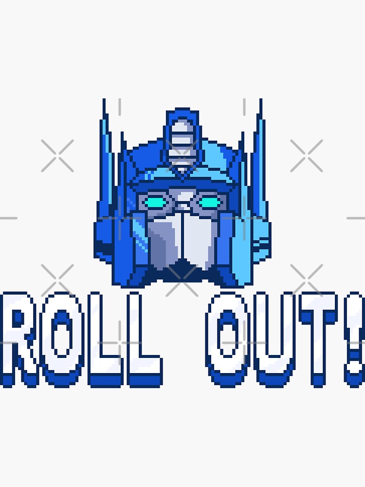 Thumbnail 3 of 3, Sticker, Optimus Prime Head - Roll Out designed and sold by djspacegr.