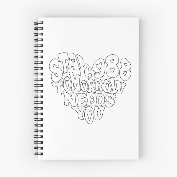 Item preview, 988 Suicide and Crisis Lifeline Stay Tomorrow Needs You, mental health, positivity designed and sold by hambydesign.