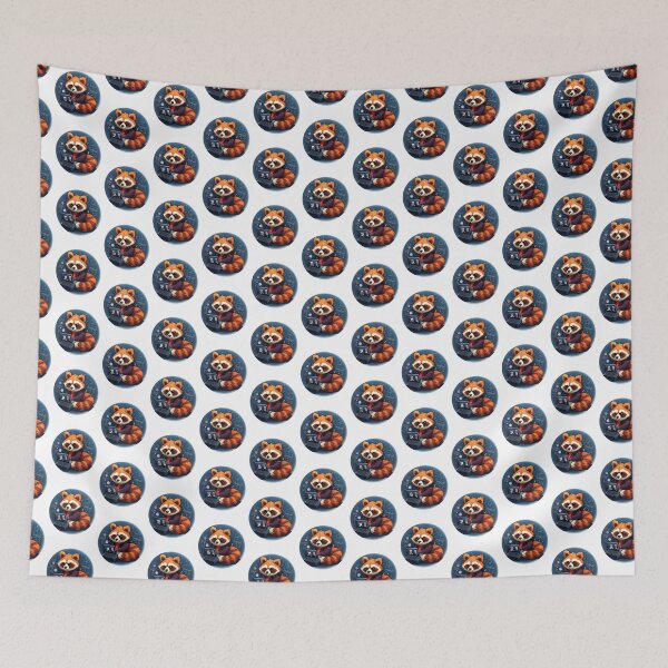 Item preview, Panda School Red Panda Scientist Red Panda Mathematic designed and sold by ArtFromBeyond.