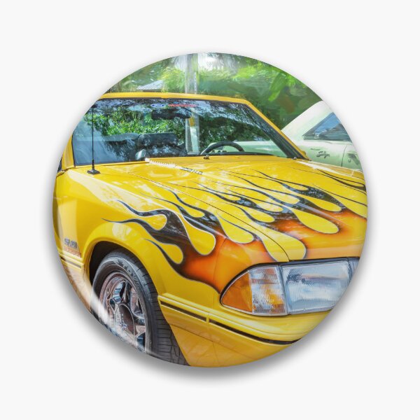 Item preview, 1993 Yellow Ford Mustang LX 5.0 Convertible X100 designed and sold by RichFrancoCars.