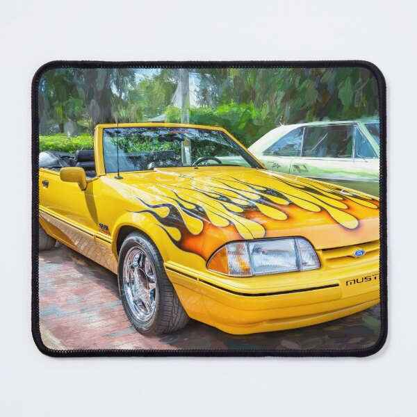 Item preview, 1993 Yellow Ford Mustang LX 5.0 Convertible X100 designed and sold by RichFrancoCars.