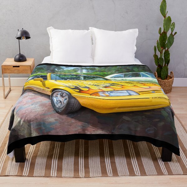 Item preview, 1993 Yellow Ford Mustang LX 5.0 Convertible X100 designed and sold by RichFrancoCars.