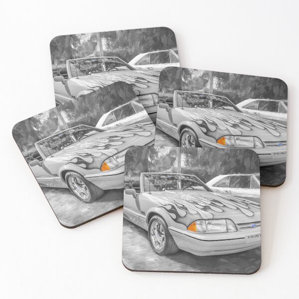 Item preview, Copy of 1993 Yellow Ford Mustang LX 5.0 Convertible X100 designed and sold by RichFrancoCars.