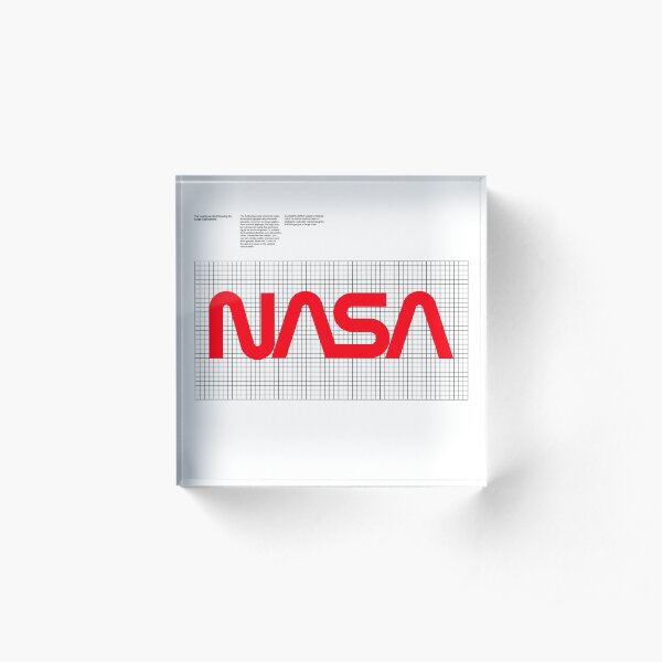 1976 NASA Graphics Standards - Logotype Acrylic Block