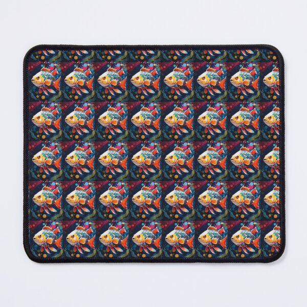 Item preview, Koi Fish pond of spotted cod fish carp in bright colors water designed and sold by sosmod1.