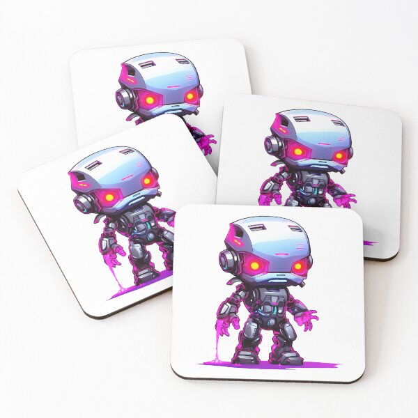 Item preview, Cyberpunk Robot – Cute Retro Futurist Companion designed and sold by SchorlCraft.