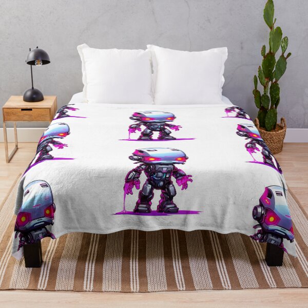 Item preview, Cyberpunk Robot – Cute Retro Futurist Companion designed and sold by SchorlCraft.