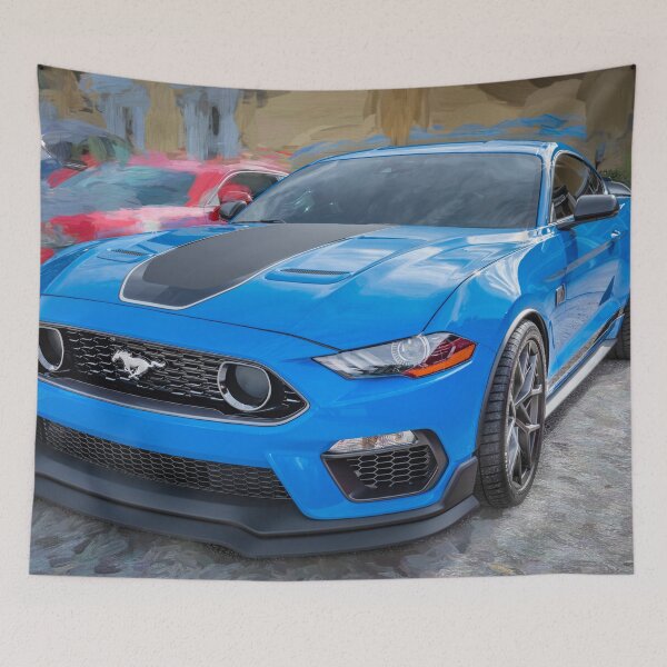 Item preview,  2021 Ford Mustang Mach 1 Grabber Blue X112 designed and sold by RichFrancoCars.