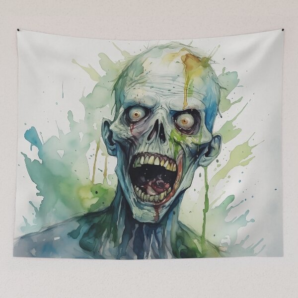 Item preview, Zombie Watercolor 005 designed and sold by UMBRAVISIO.