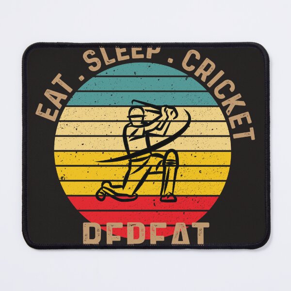 Item preview, Eat sleep cricket repeat designed and sold by ELOgift.