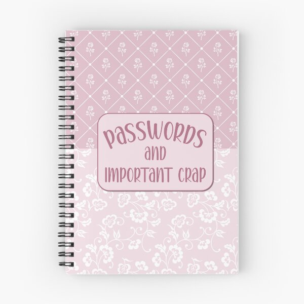 Item preview, Passwords and Important Crap - Gift for people who forget everything designed and sold by TaraGbear.