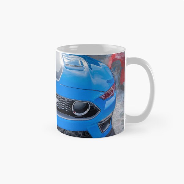 Aperçu de l'œuvre Ford Mustang Mach 1 Grabber Bleu X114 2021 créée et vendue par RichFrancoCars.