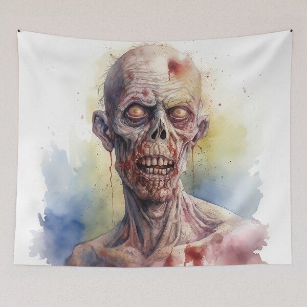 Item preview, Zombie Watercolor 007 designed and sold by UMBRAVISIO.