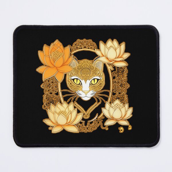 Item preview, Gold cheetah floral designed and sold by Roxburylane.