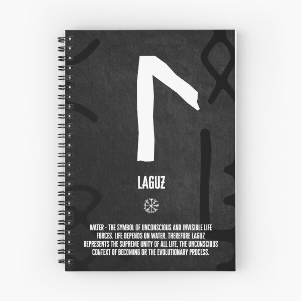 Item preview, ELDER FUTHARK 'LAGUZ' - RUNE POSTER designed and sold by SALENTOmadness.
