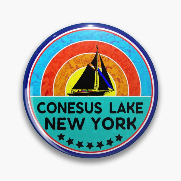 Item preview, Conesus Lake Finger Lakes New York Sailing NY designed and sold by DESTINATIONS DECAL.