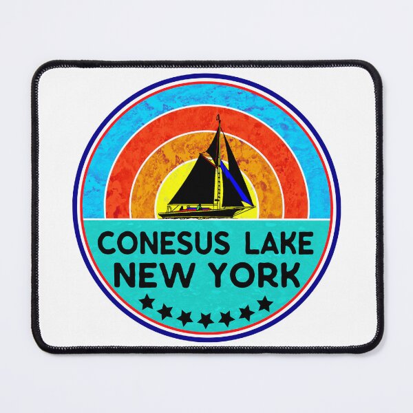 Item preview, Conesus Lake Finger Lakes New York Sailing NY designed and sold by DESTINATIONS DECAL.