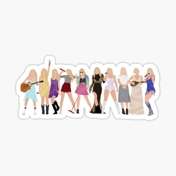 The Eras Tour - Stickers Taylor Swift - Timeline, hazlo memorable