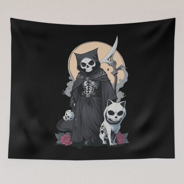 Item preview, Grim Reaper and his cat. Dath and pet. designed and sold by twisted-dot.