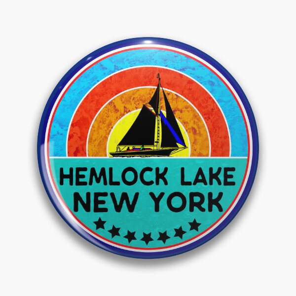 Item preview, Hemlock Lake Finger Lakes New York Sailing NY designed and sold by DESTINATIONS DECAL.