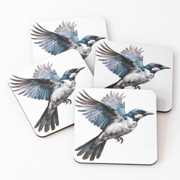 Item preview, Flying butcherbird designed and sold by GediaPrints.